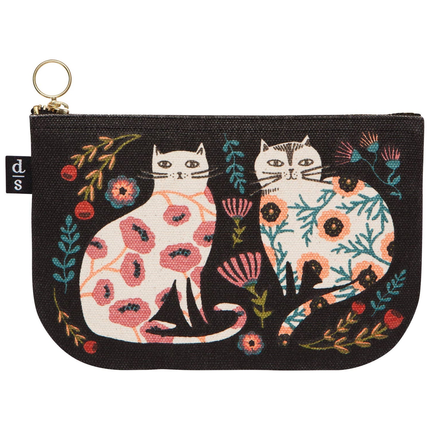 Danica Brands - Catbloom Small Zipper Pouch