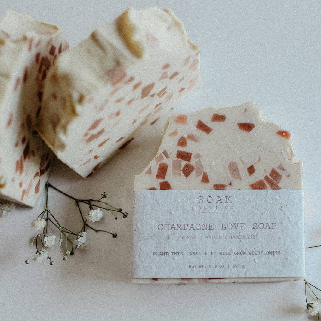 Champagne Love Soap Bar