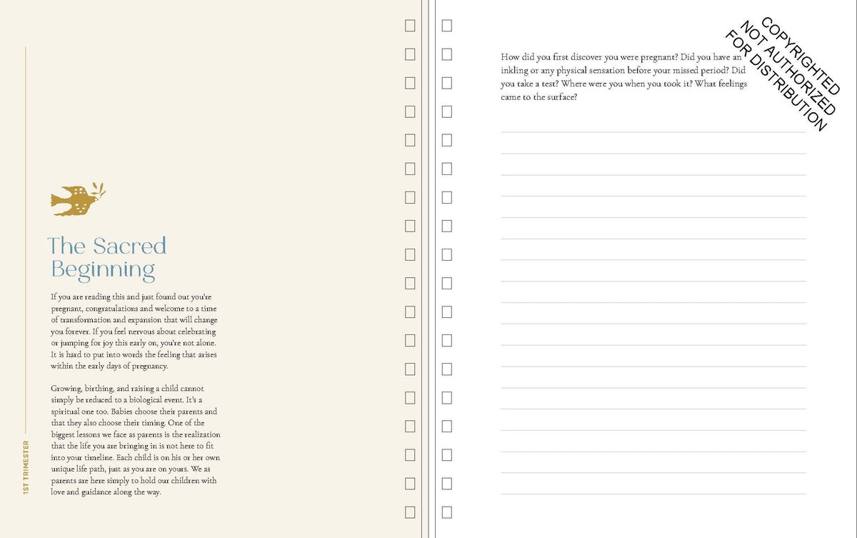 Growing Together Pregnancy Journal