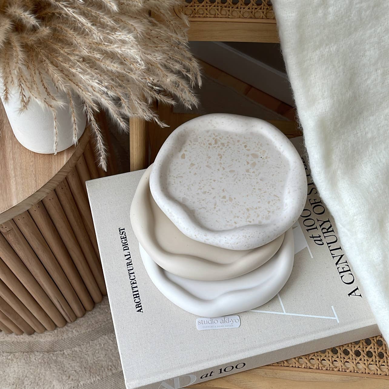 Irregular Round Cloud Trinket Tray
