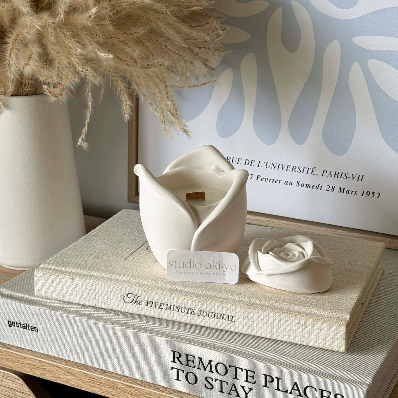 Rosebud Scented Soy Candle