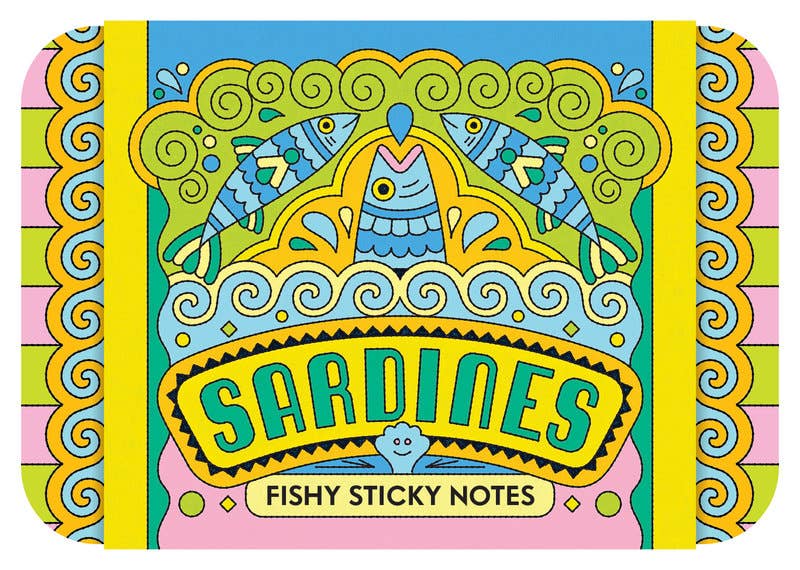 Sardines Fishy Sticky Notes