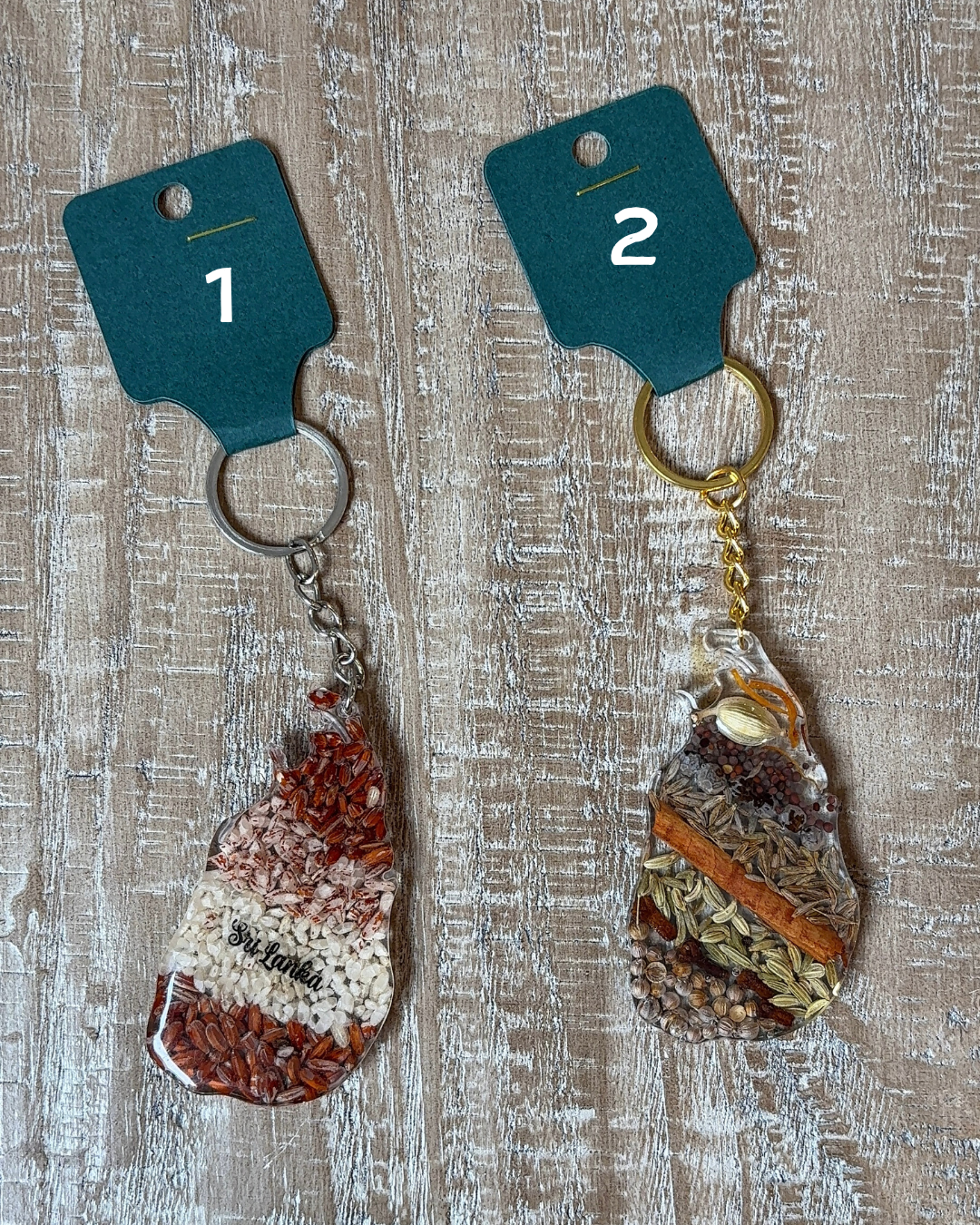 Sri Lanka Spice Keychain