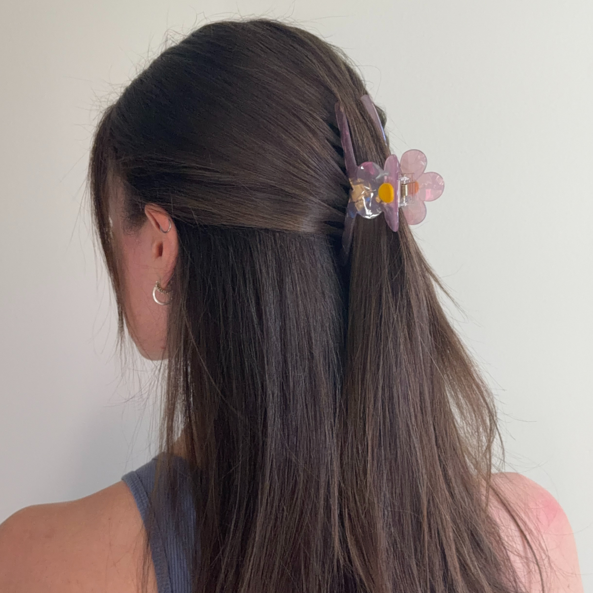 Alyssa Flower Hair Claw Clip
