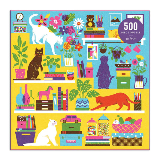 Curious Cats 500 Piece Family Puzzle