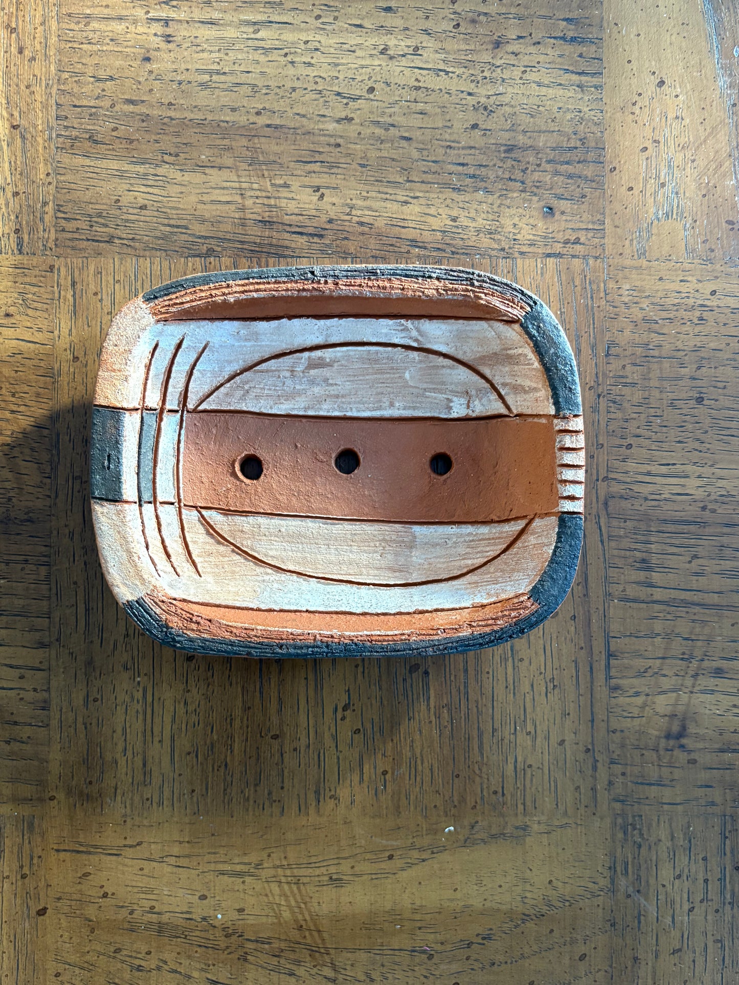 Terracotta Soap Dish Square