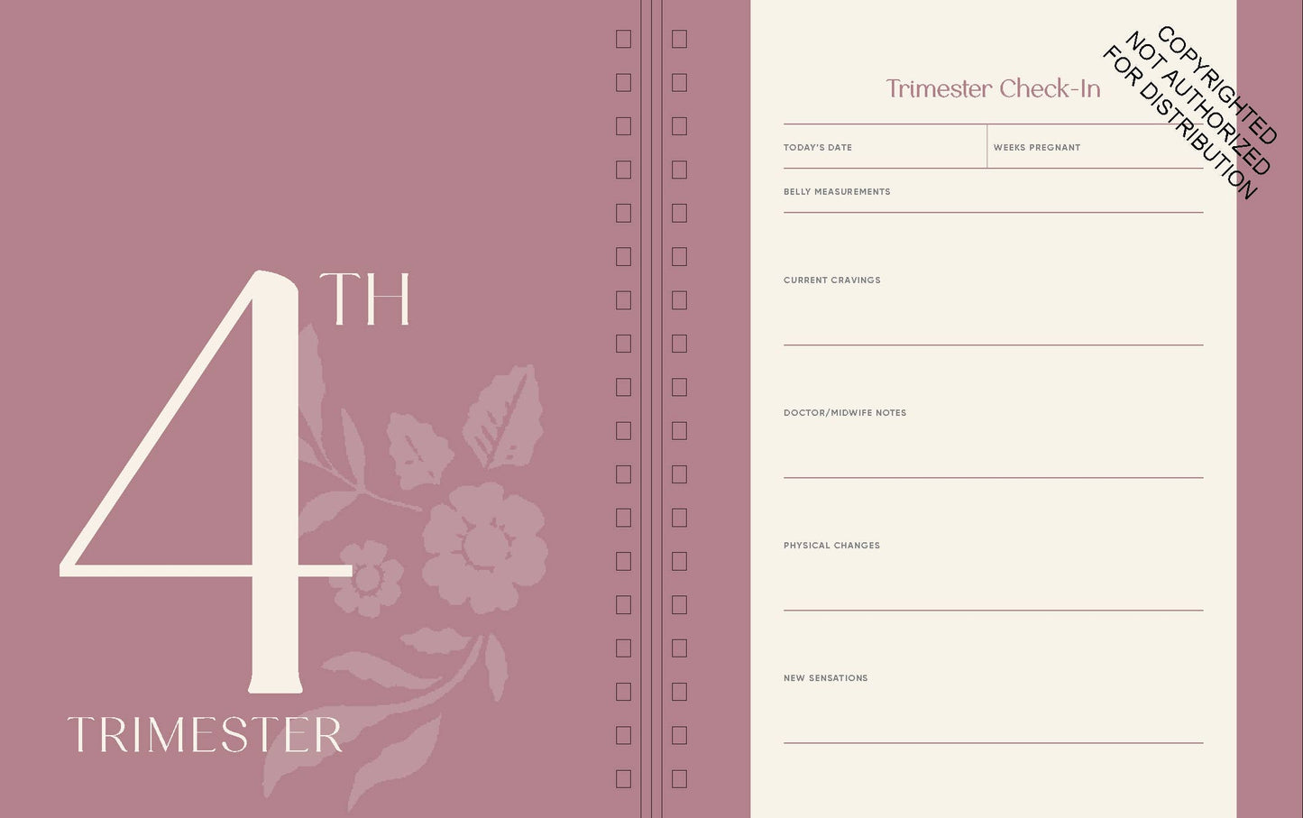Growing Together Pregnancy Journal