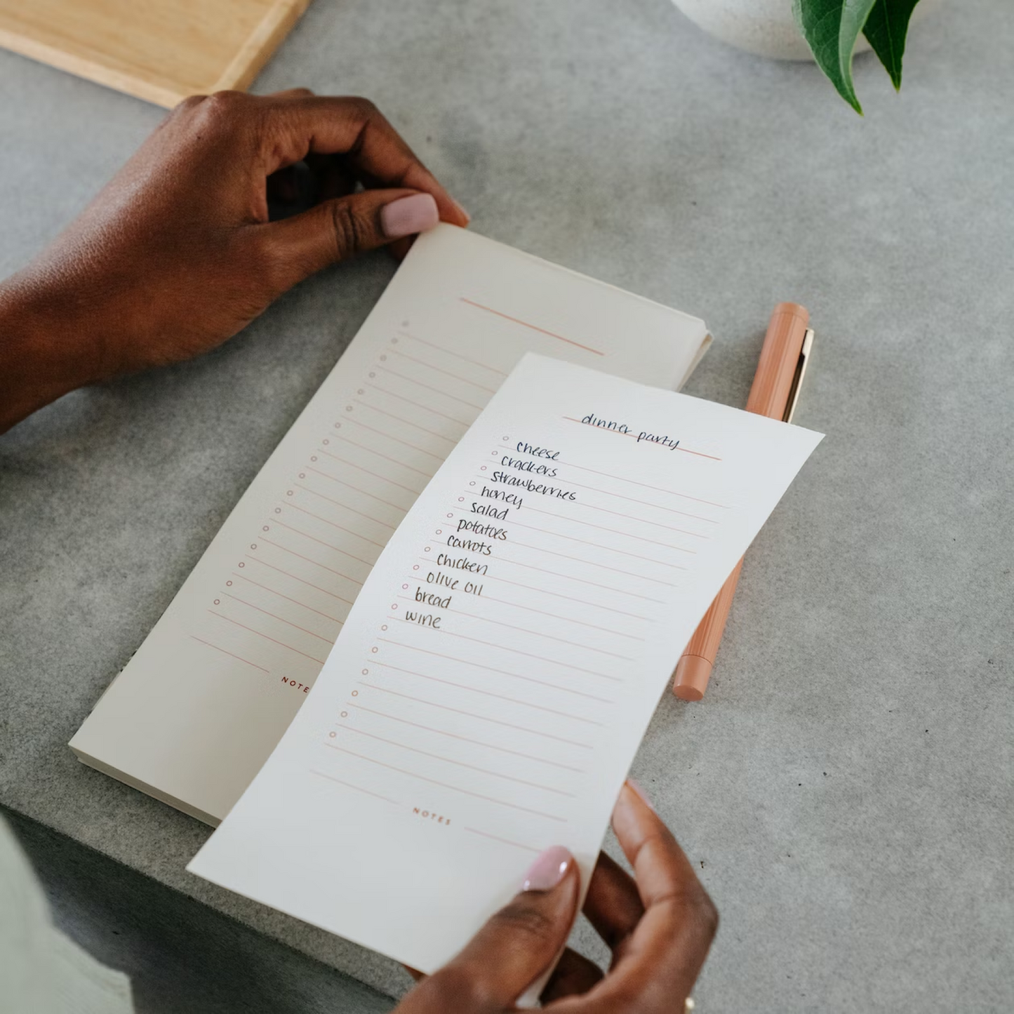 Colorblock List Notepads