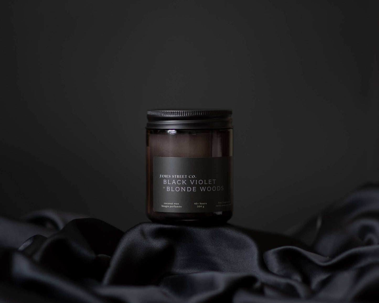 Black Violet + Blonde Woods - Coconut Wax 8oz Candle | Captivating Spice Floral Leather