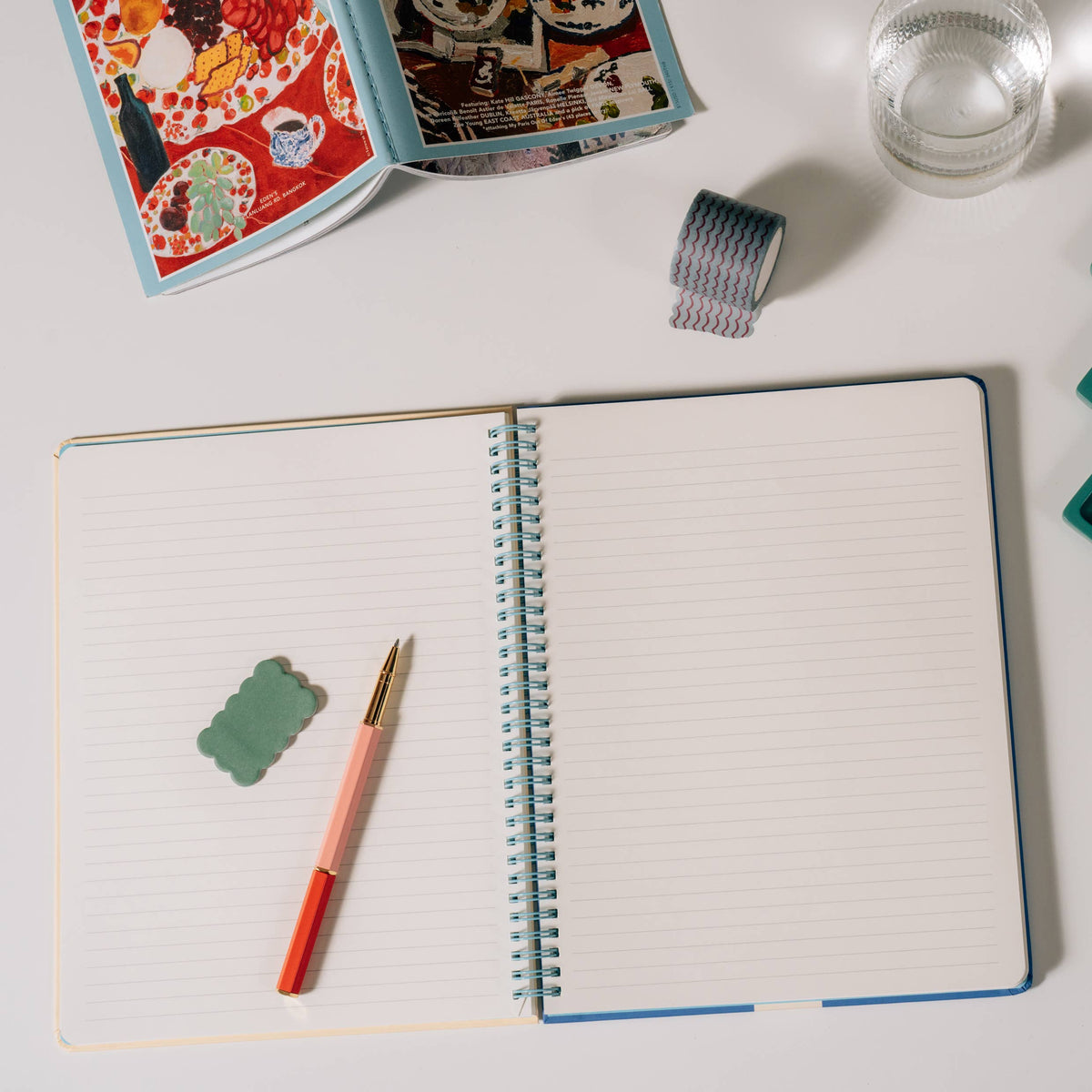 Leafy Bean Lined Notebook