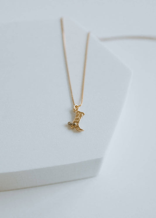 Cowboy Boot Necklace
