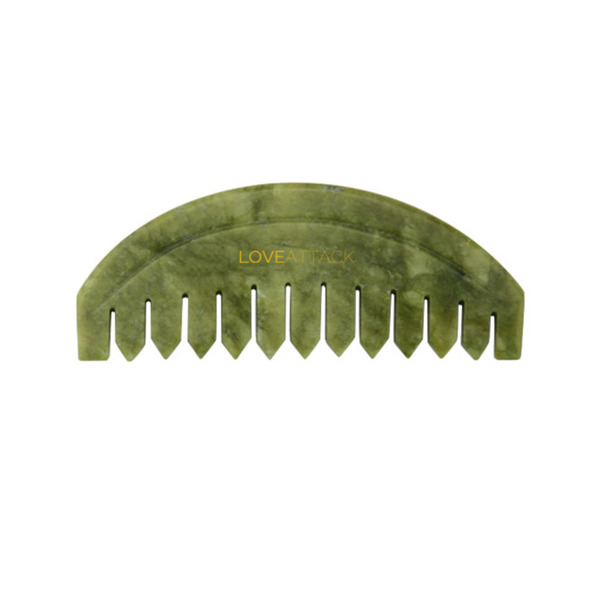 Jade Gua Sha Comb for Scalp and Neck