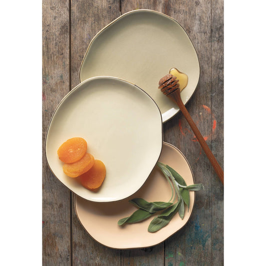 Flight Pebble Appetizer Plates Set of 4