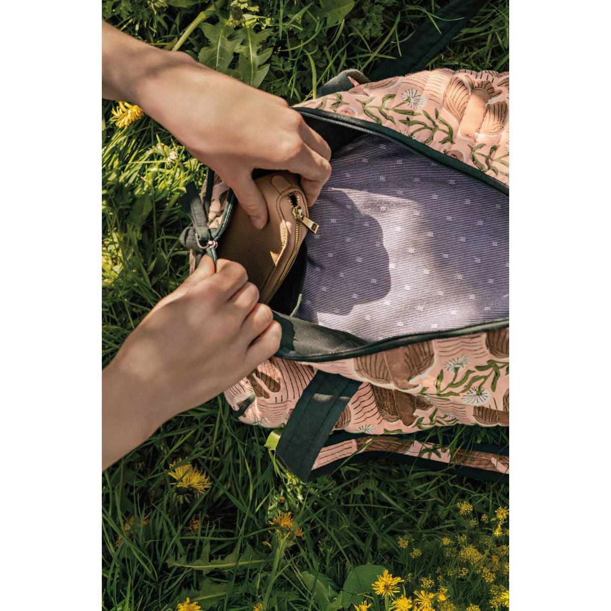 Peregrine Block Print Weekender Bag
