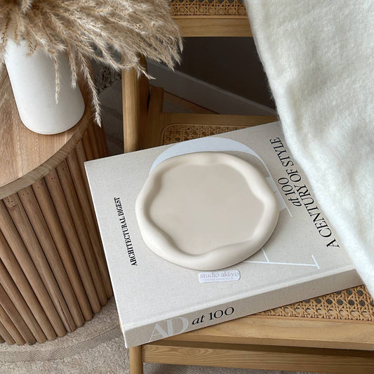 Irregular Round Cloud Trinket Tray