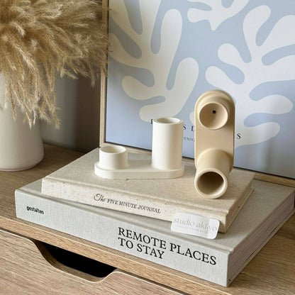 Round Incense Stick Holder Set
