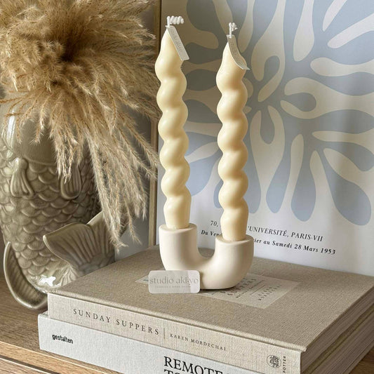 Double Taper Rising Candle Holder