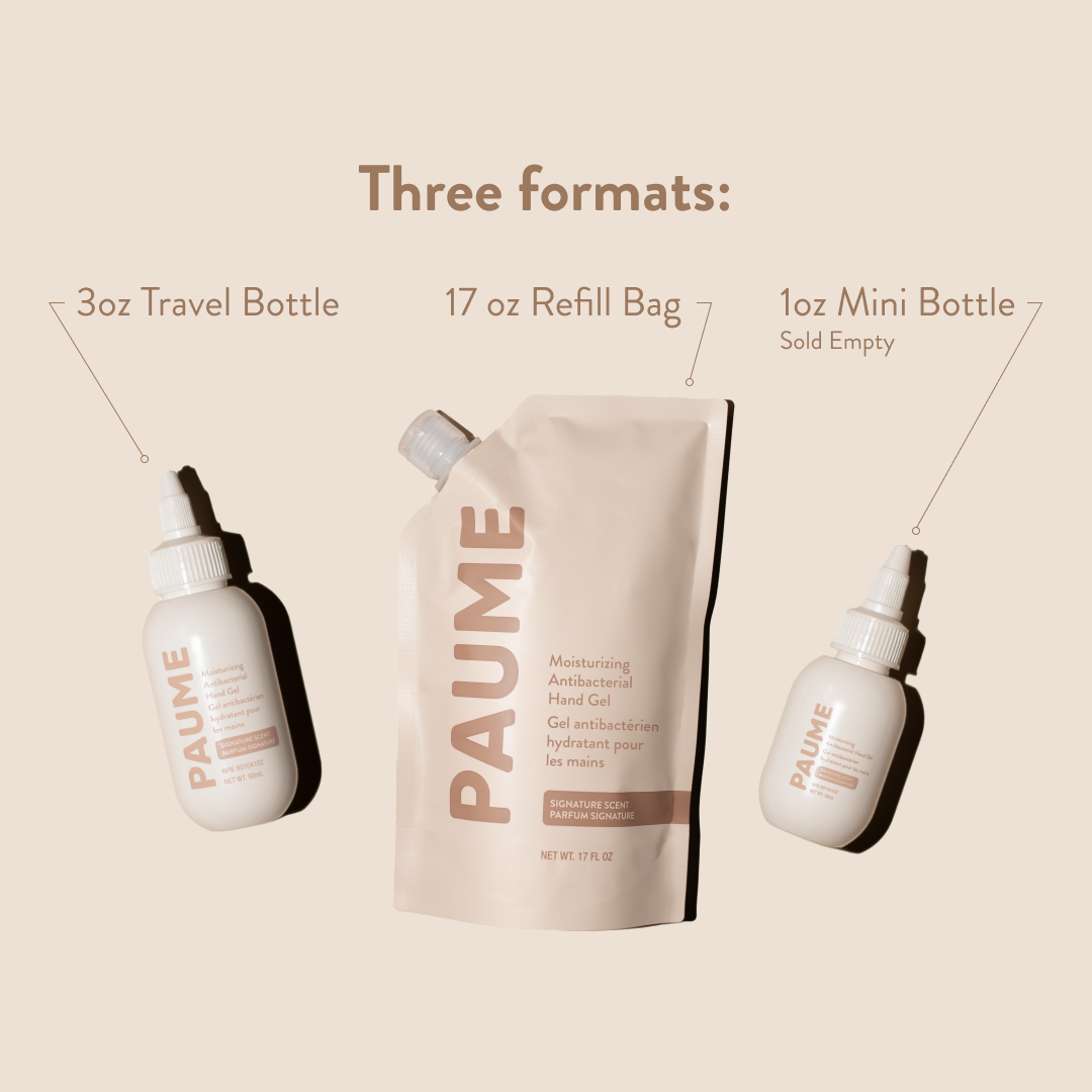 Moisturizing Antibacterial Hand Gel Bottle