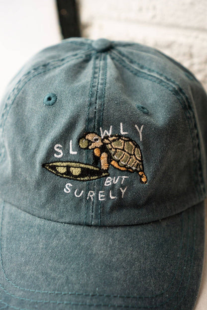 Slowly Turtle Hat | Embroidered Dad Hat