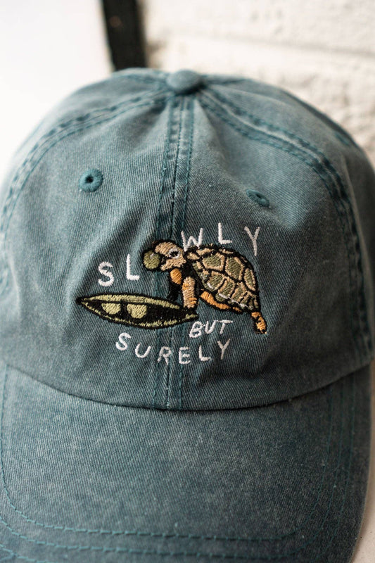 Slowly Turtle Hat | Embroidered Dad Hat