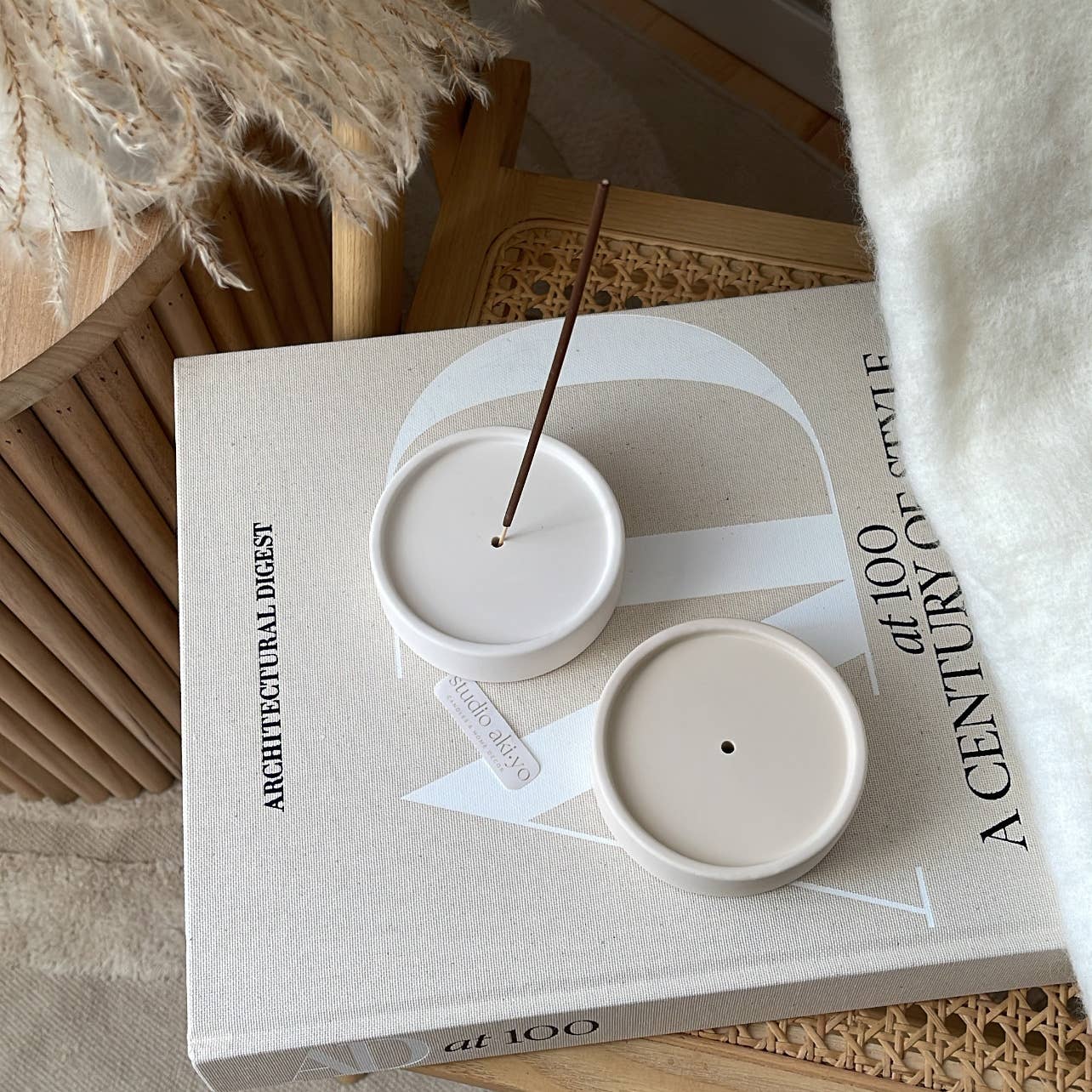 Round Incense Stick Holder