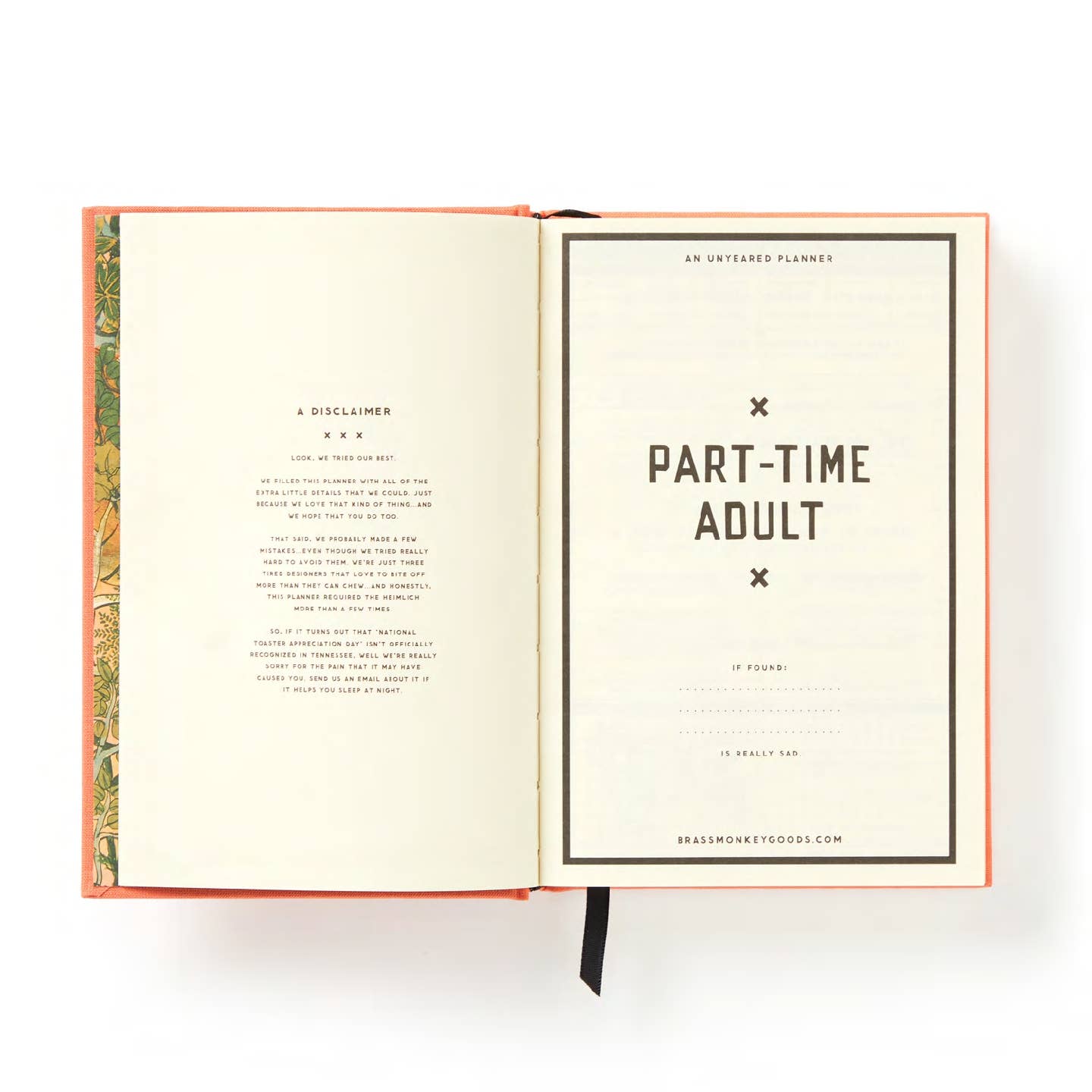 Part-Time Adult Undated Daily Planner