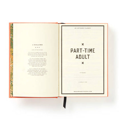 Part-Time Adult Undated Daily Planner