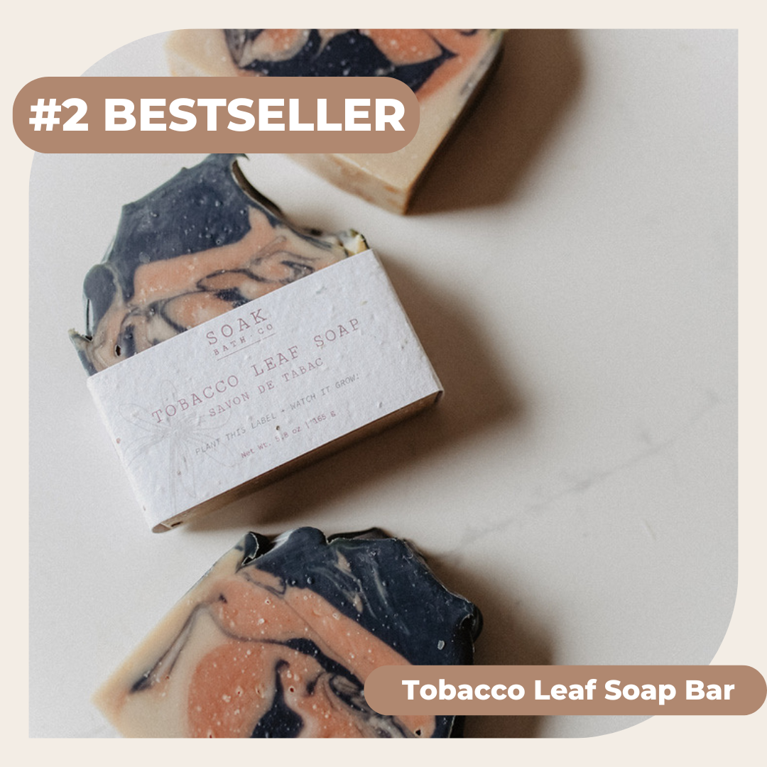 Tobacco Leaf Soap Bar - #2 Bestseller