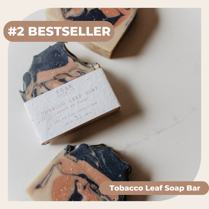 Tobacco Leaf Soap Bar - #2 Bestseller