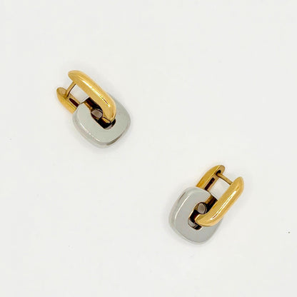 Sundial Hoop Earrings