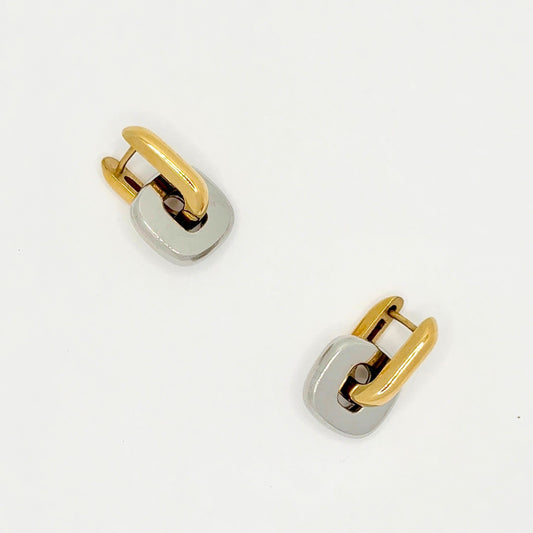 Sundial Hoop Earrings