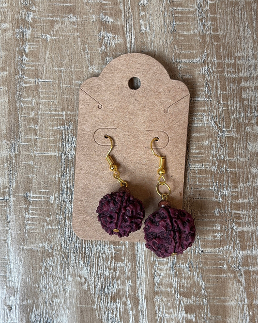 Natural Bead Earrings