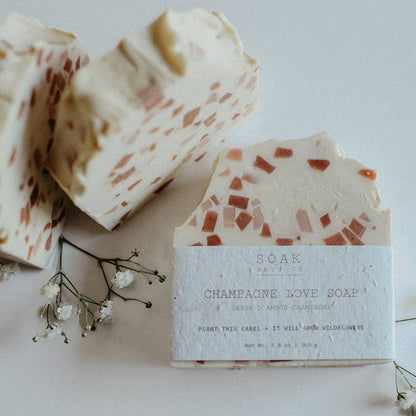 Champagne Love Soap Bar