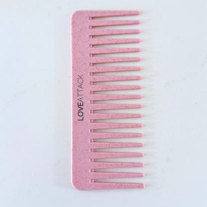 Wheat Straw Wide Tooth Wet/Dry Detangling Hair Combs