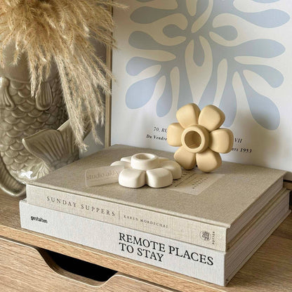 Flower Taper Candle Holder