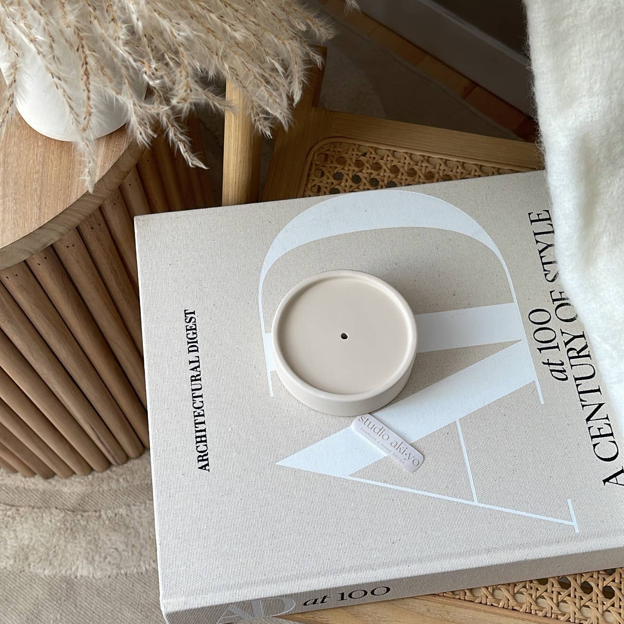 Round Incense Stick Holder