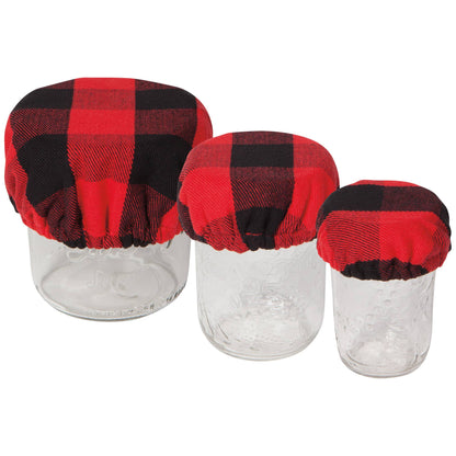 Danica Brands - Red Buffalo Check Mini Bowls Cover Set of 3