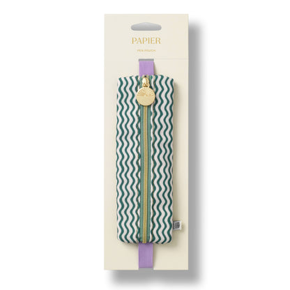 Zig Zag Elastic Pen Pouch