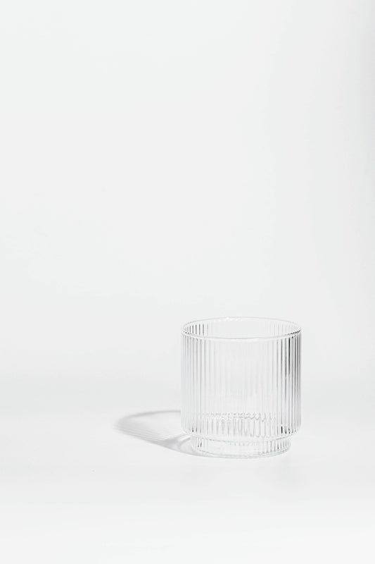 Short Ridged Glassware (set of 4)