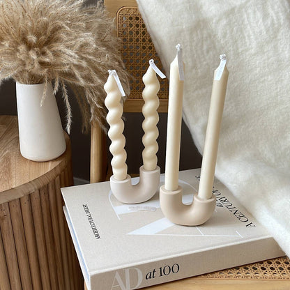 Double Taper Rising Candle Holder