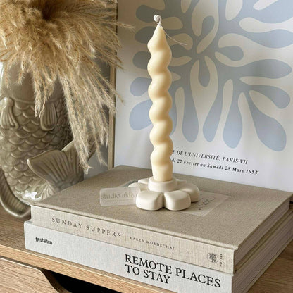 Flower Taper Candle Holder