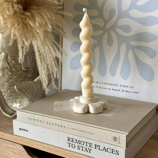 Flower Taper Candle Holder