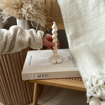 Flower Taper Candle Holder