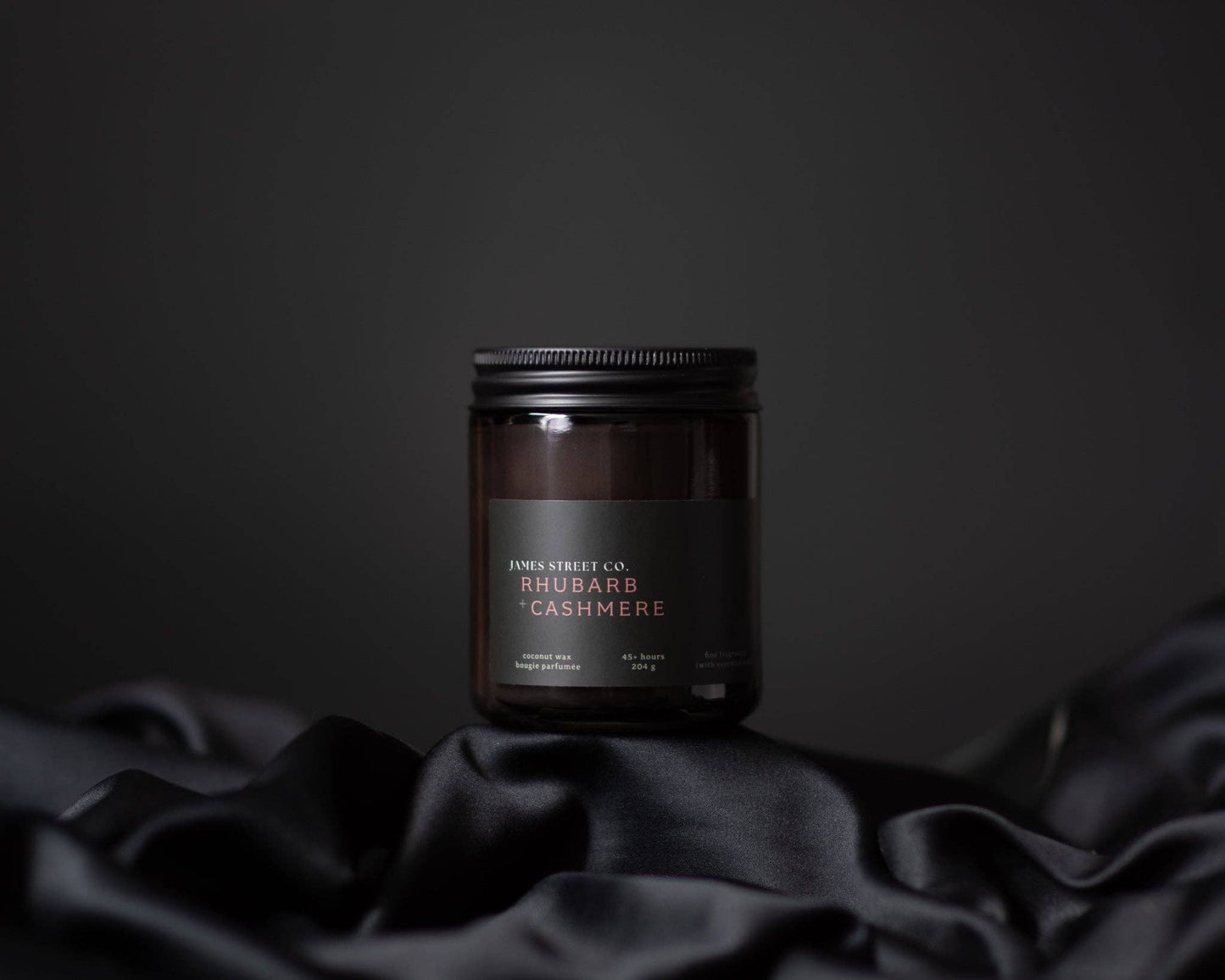 Rhubarb + Cashmere - Coconut Wax 8oz Candle | Fresh Fruit Creamy