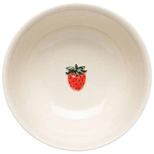 Strawberry Embossed Bowl 4.75 inch
