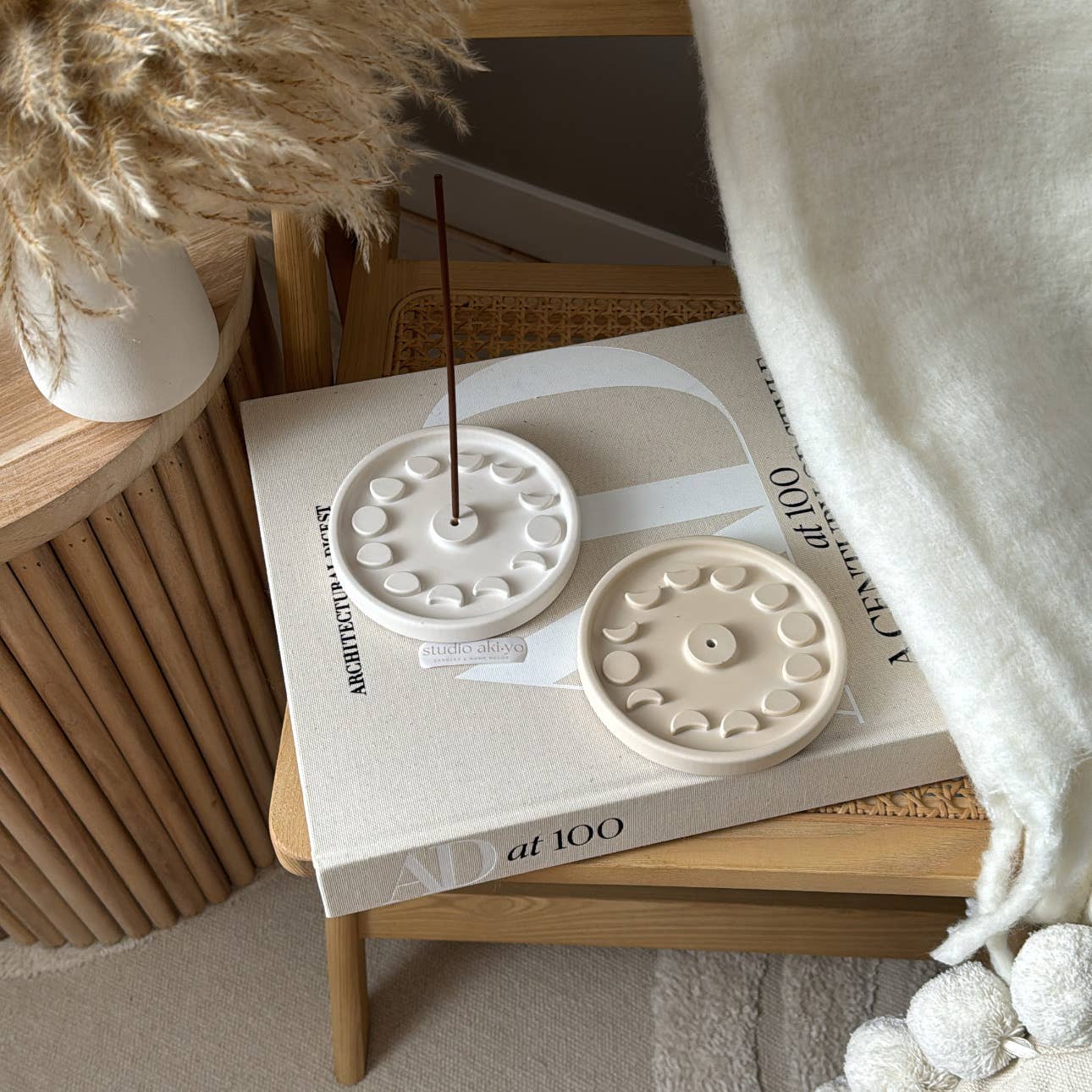 Moon Phases Incense Stick Holder