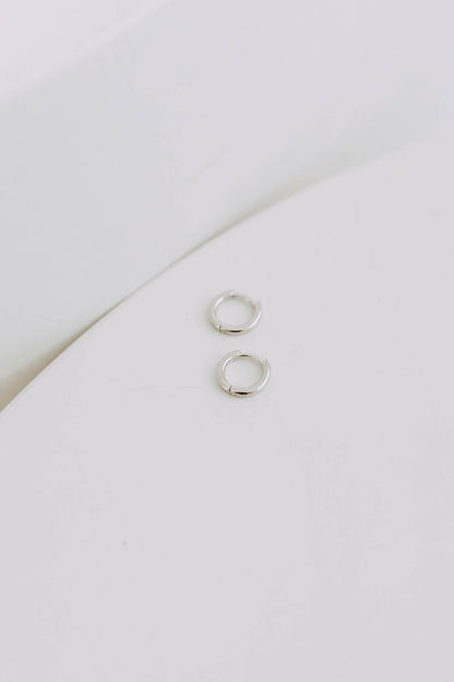 Clicker Huggies - Sterling Silver