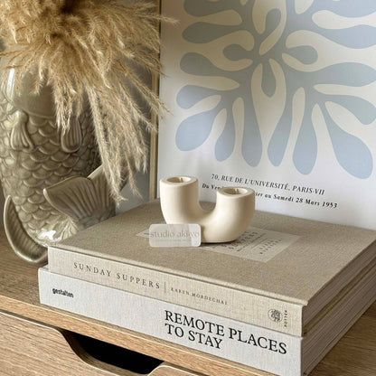 Double Taper Rising Candle Holder