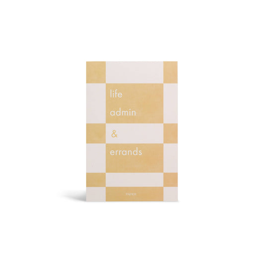 Life Admin Weekly Productivity List Pad