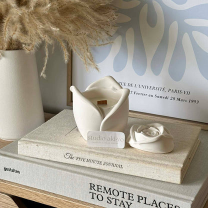 Rosebud Scented Soy Candle